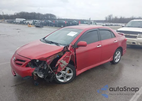 2012 Toyota Corolla S z USA, uszkodzony, nr VIN 5YFBU4EEXCP003460